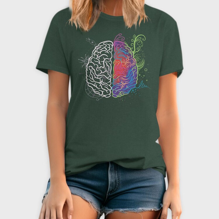 Brain Leftand Right, Tricou Barbati (Unisex)