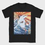 Wave Possum Japanese, Tricou Barbati (Unisex)