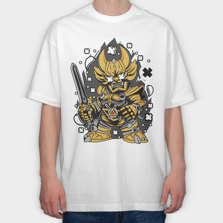 Golden Warrior Saga, Tricou Oversize Barbati (Unisex)