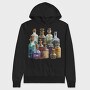 Bottles With Cork Seals, Hanorac Oversize Barbati (Unisex)
