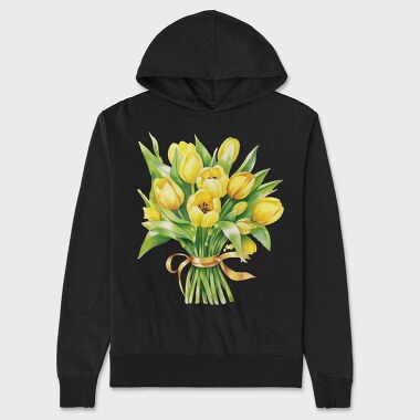 Bouquet Of Spring, Hanorac Oversize Barbati (Unisex)