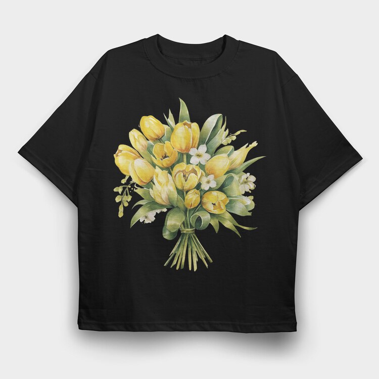 Bouquet Of Sunlight, Tricou Oversize Barbati (Unisex)