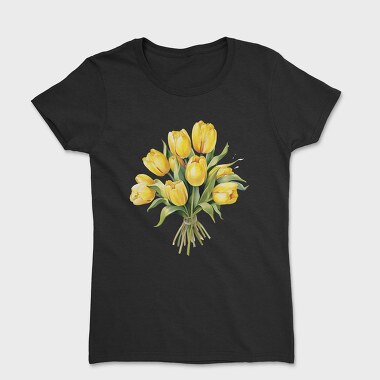 Bouquet Tulips Bright, Tricou Femei