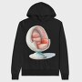 Bubble Chair Art, Hanorac Oversize Barbati (Unisex)