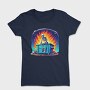 Burning Skeleton Sneakers, Tricou Femei