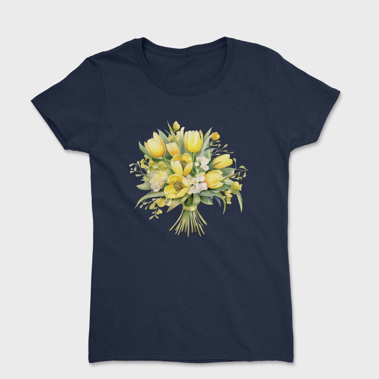 Butter Flower Bouquet, Tricou Femei