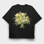 Butter Flower Bouquet, Tricou Oversize Barbati (Unisex)