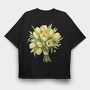 Butter Yellow Tulip3, Tricou Oversize Barbati (Unisex)