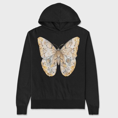 Butterfly Artwork, Hanorac Oversize Barbati (Unisex)
