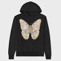 Butterfly Artwork, Hanorac Oversize Barbati (Unisex)