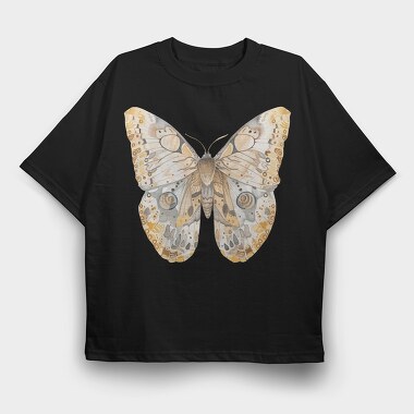 Butterfly Artwork, Tricou Oversize Barbati (Unisex)