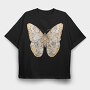 Butterfly Artwork, Tricou Oversize Barbati (Unisex)