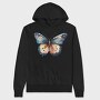 Butterfly Dreams Clipart, Hanorac Oversize Barbati (Unisex)
