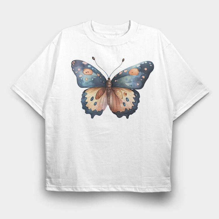 Butterfly Dreams Clipart, Tricou Oversize Barbati (Unisex)