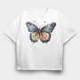 Butterfly Dreams Clipart, Tricou Oversize Barbati (Unisex)