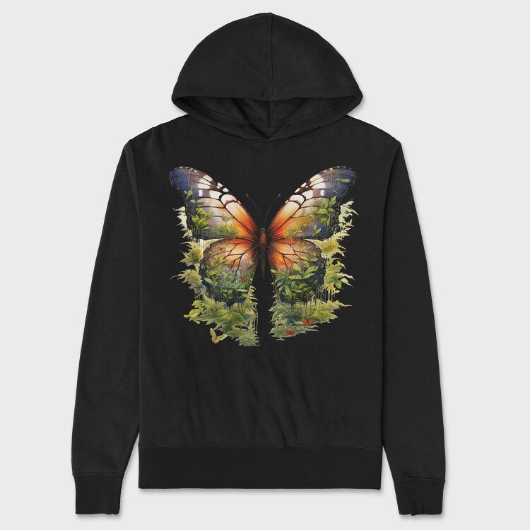 Butterfly Eco Wings, Hanorac Oversize Barbati (Unisex)