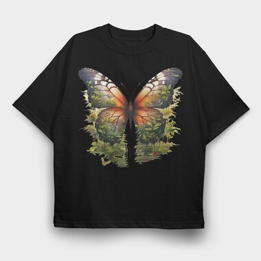 Butterfly Eco Wings, Tricou Oversize Barbati (Unisex)
