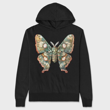 Butterfly Feathers, Hanorac Oversize Barbati (Unisex)