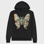 Butterfly Feathers, Hanorac Oversize Barbati (Unisex)
