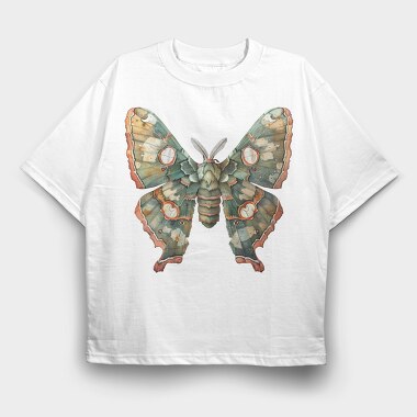 Butterfly Feathers, Tricou Oversize Barbati (Unisex)