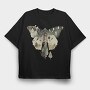 Butterfly Forest Symphony, Tricou Oversize Barbati (Unisex)