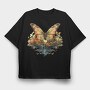 Butterfly Island Sublimation, Tricou Oversize Barbati (Unisex)