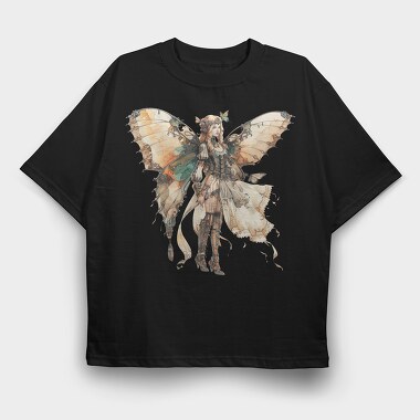 Butterfly Mechanica, Tricou Oversize Barbati (Unisex)
