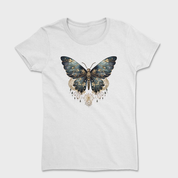 Butterfly Moon Clipart, Tricou Femei