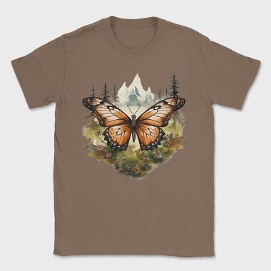 Butterfly Mountain Forest, Tricou Barbati (Unisex)