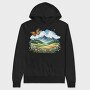 Butterfly Mountain Garden, Hanorac Oversize Barbati (Unisex)