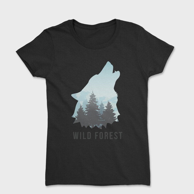 Wild Forest Wolf, Tricou Femei