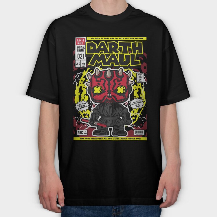 Darksaber Warrior, Tricou Oversize Barbati (Unisex)