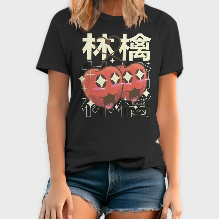Apple Crazy Kawaii, Tricou Barbati (Unisex)