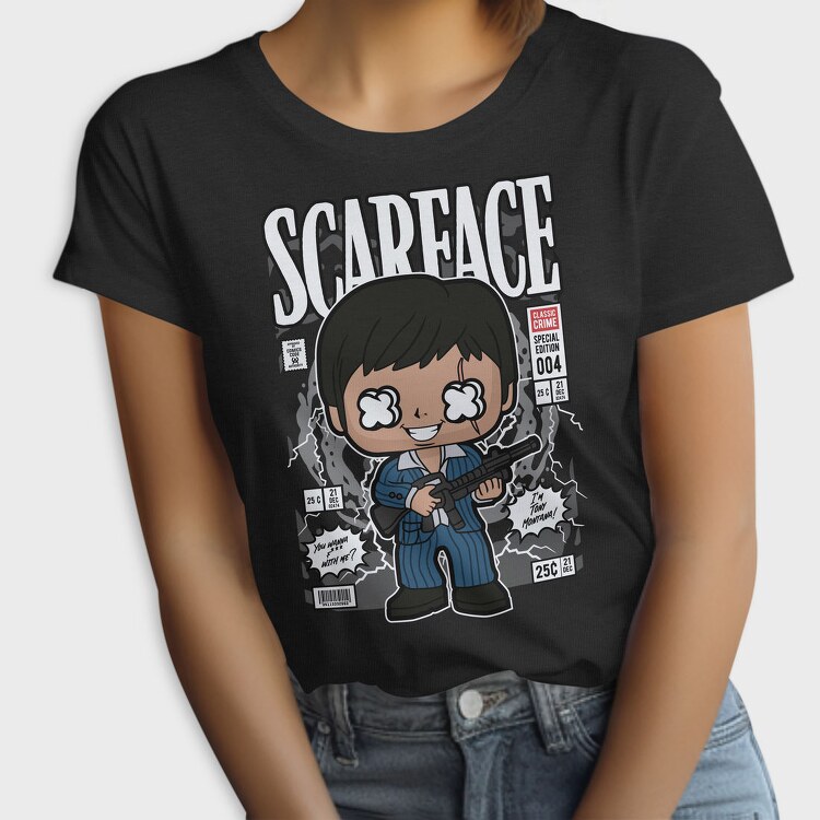 Scarface Pop Art, Tricou Femei