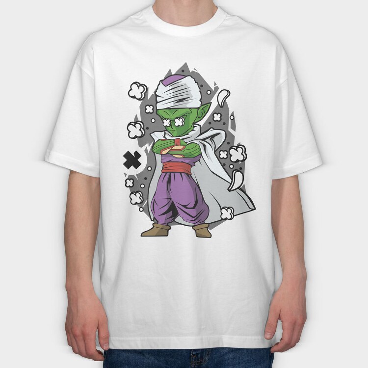 Piccolo Warrior, Tricou Oversize Barbati (Unisex)