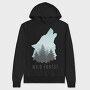 Wild Forest Wolf, Hanorac Oversize Barbati (Unisex)