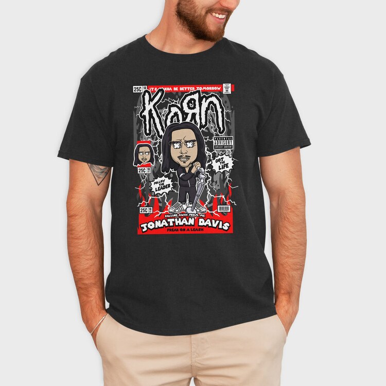 Korn Comic Cult, Tricou Barbati (Unisex)