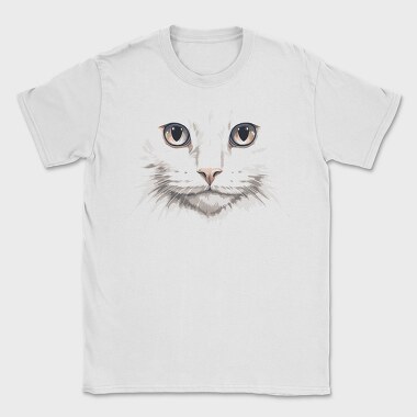 White Cat Portrait, Tricou Barbati (Unisex)