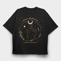 Wherever Life Plants You Bloom With Grace, Tricou Oversize Barbati (Unisex)