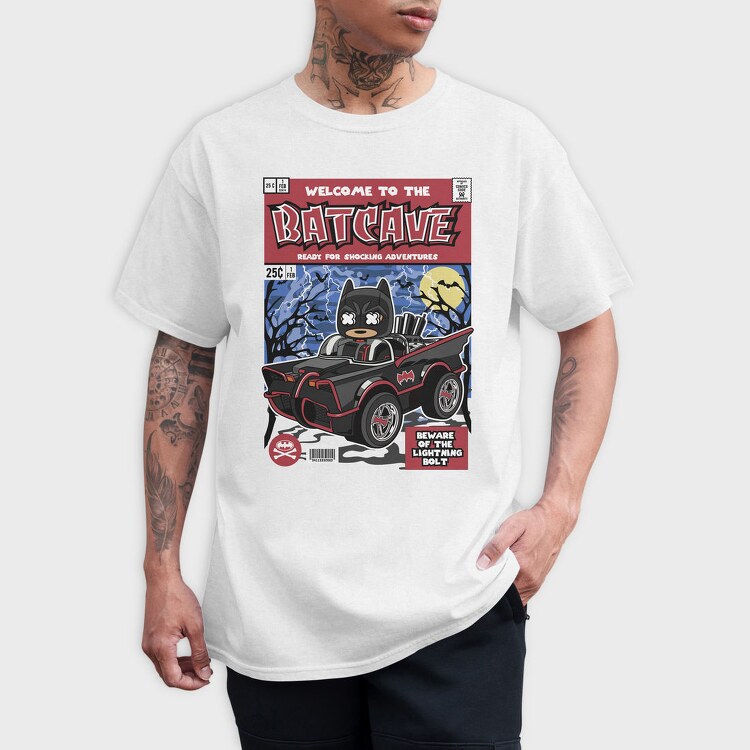 Batcave Night Rider, Tricou Barbati (Unisex)