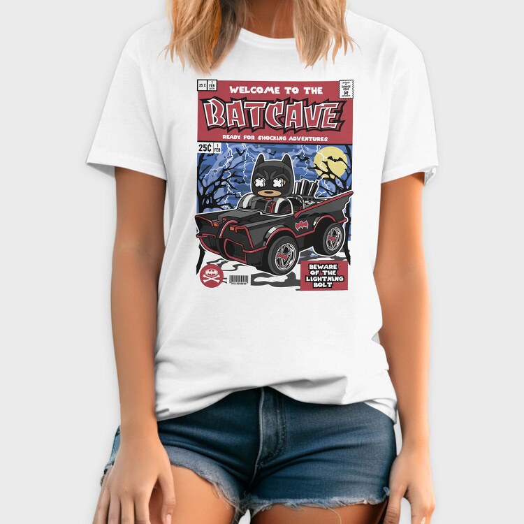 Batcave Night Rider, Tricou Barbati (Unisex)