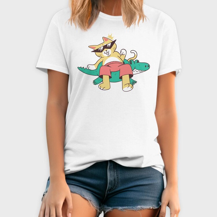 Cat Pool, Tricou Barbati (Unisex)