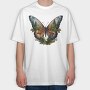 Butterfly Fantasy Forest, Tricou Oversize Barbati (Unisex)