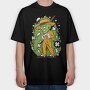 Green Wizard Chic, Tricou Oversize Barbati (Unisex)