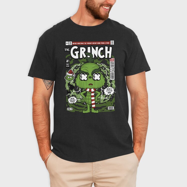 Grinchmas Comic Drop, Tricou Barbati (Unisex)