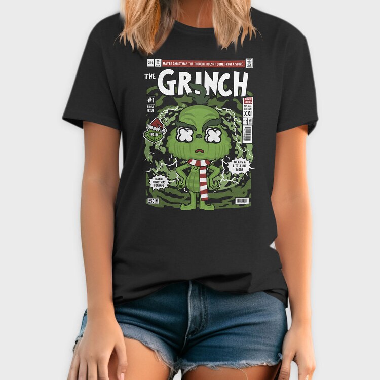 Grinchmas Comic Drop, Tricou Barbati (Unisex)