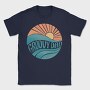 Waves Sunset, Tricou Barbati (Unisex)
