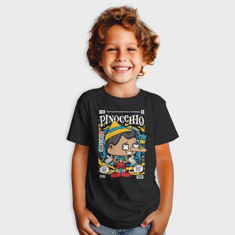 Pinocchio Pop Art, Tricou Copii