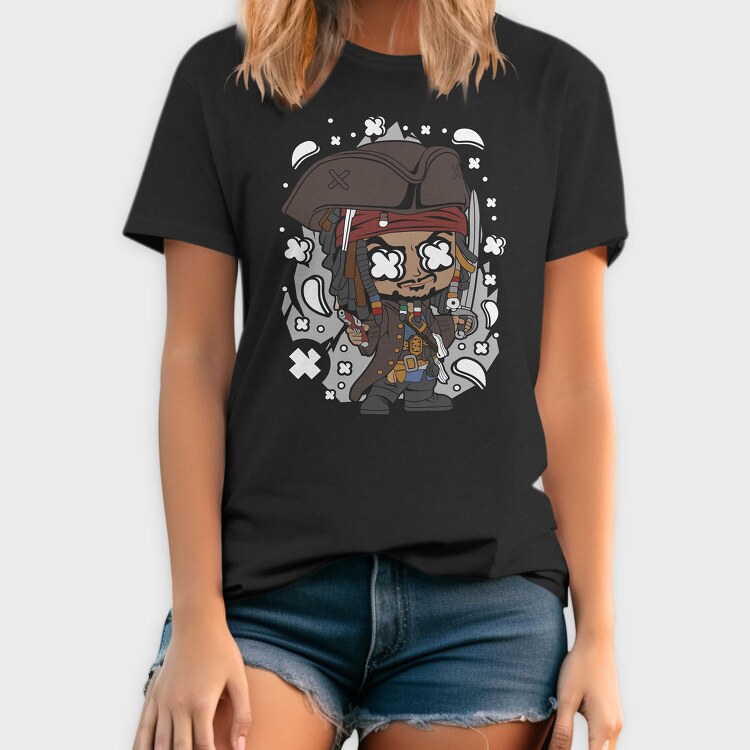 Pirate Captain Chic, Tricou Barbati (Unisex)