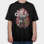 Kratos Warrior Chibi, Tricou Oversize Barbati (Unisex)